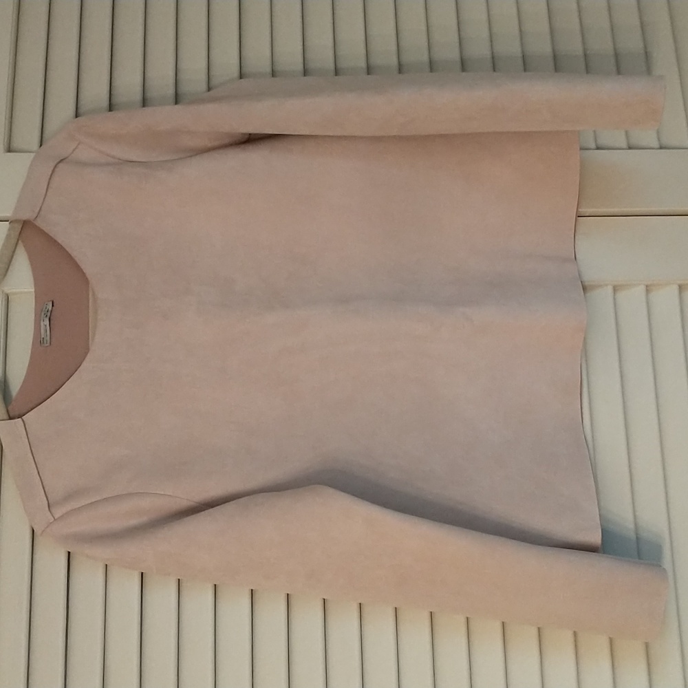 Zara faux suede top‎